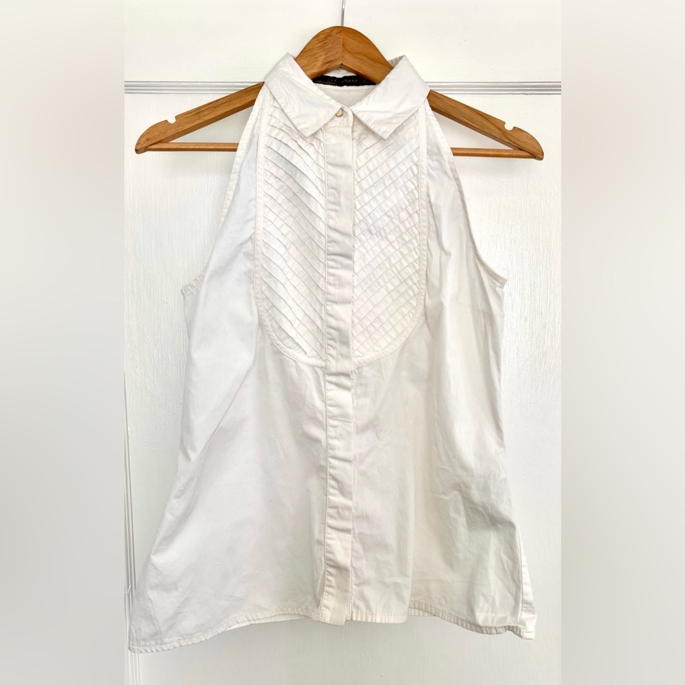 Zara Woman Classic White Top